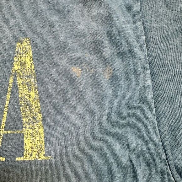 NWOT Unisex Blue Short Sleeve Tee Short Nirvana 1993 Concert Tour - Size Large - Picture 7 of 7